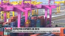68% of Korean exporters expect exports to increase on-year in 2019: KITA
