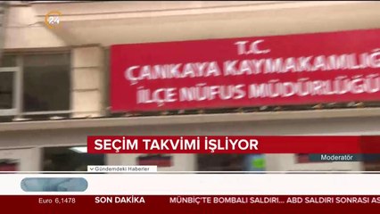 Seçim takvimi işliyor