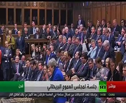 جلسة مجلس العموم البريطانى لبحث إقالة تيريزا ماى