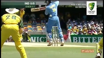 India tremendous won against australia in adelaide 2004