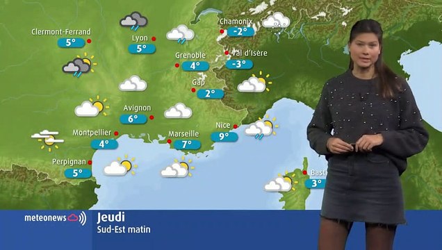 Votre météo de ce jeudi 17 janvier : températures douces et temps nuageux