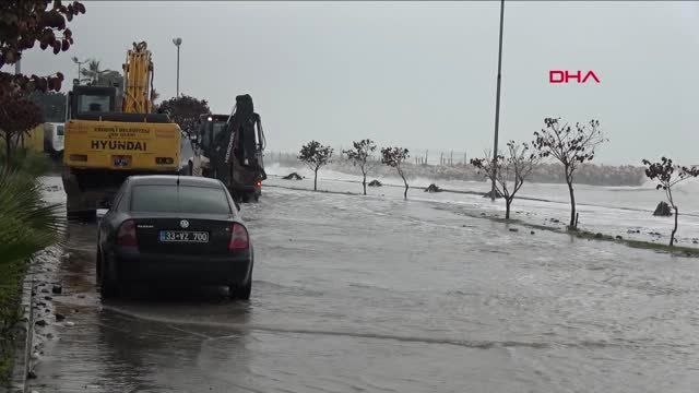 Mersin Erdemli'de Heyelan ve Taşkın