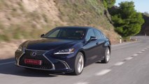 The new Lexus ES 300h LUXURY in Deep Blue Driving Video