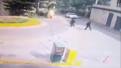 Kenya'da Saldırganların Otele Girişi Kamerada