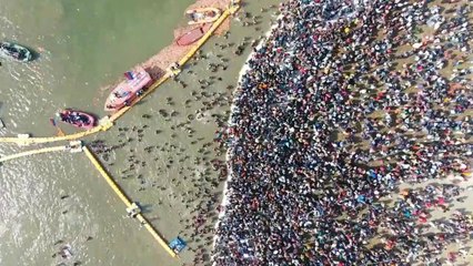 مدينة الله آباد تشهد أحد أكبر المهرجانات الدينية في العالم