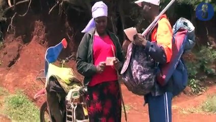 Man walks in mission to raise school fees for needy students