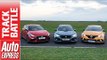 Honda Civic Type R vs Renault Megane RS vs Hyundai i30N - hot hatch Track Battle