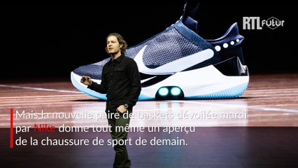 VIDÉO - Nike lance la basket du futur : auto-laçante, intelligente et rechargeable