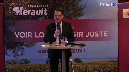 Cérémonie des vœux à la presse de Kléber MESQUIDA du 16 janvier