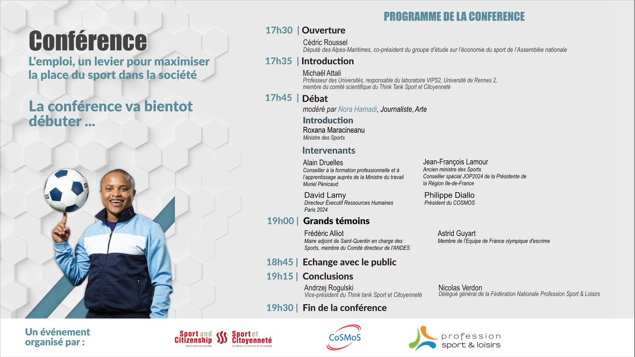 L'emploi, un levier pour maximiser la place du sport dans la societé