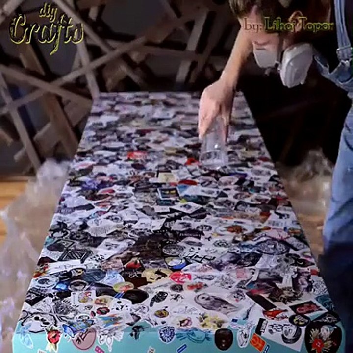 How to build Epoxy resin table video Dailymotion