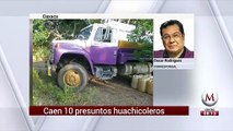 Caen 10 huachicoleros y abaten a líder criminal en Oaxaca