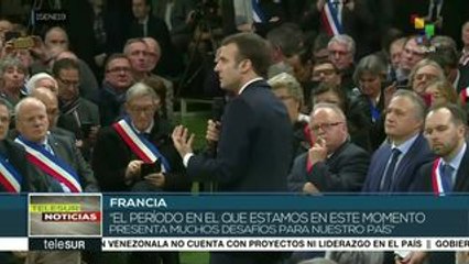Francia: inicia debate nacional con el que Macron busca superar crisis