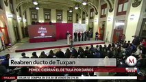 Reabren ducto Tuxpan-Azcapotzalco, pero cierran el de Tula-Toluca por daños