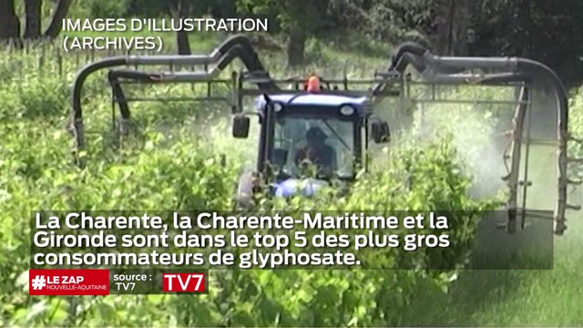 La Charente, Charente Maritime, sont dans le top 5 des plus grands consommateurs de glyphosate