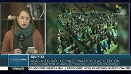 Palestina asume la presidencia del G77 más China