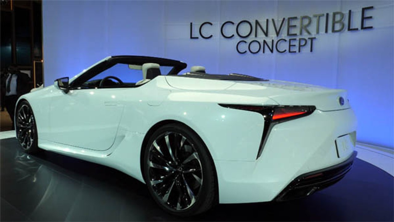 Lexus NAIAS 2019 - LC 500 Convertible und RCF