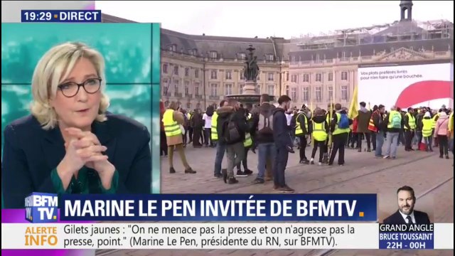 Marine Le Pen : Macron considère que tous ceux qui ne sont pas des premiers de cordée, sont des poids morts