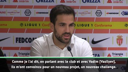 Monaco - Fabregas : "Ils m'ont convaincu pour un nouveau challenge"