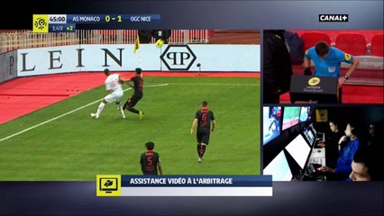 Ihsan Sacko straight red card for a clumsy stomp against Monaco!