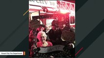 Firefighters Join Birthday Celebration After 90 Candles Trigger Fire Alarm