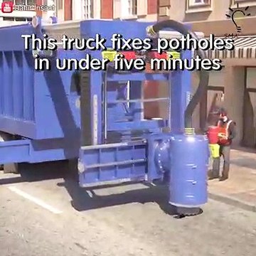 Camion anti nids de poules.