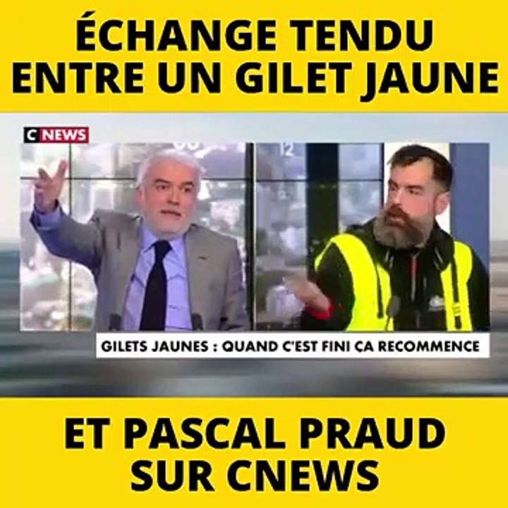 Jerome Rodriguez, Gilet Jaune, parle du nuage de Tchernobyl au journaliste Pascal PRAUD de CNEWS - 2 janvier 2019