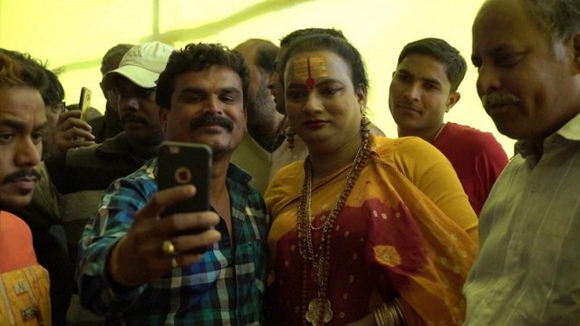 Members of India's transgender community take first Kumbh Mela swim