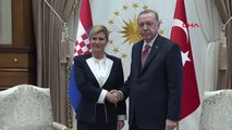 Hırvatistan Cumhurbaşkanı Kitaroviç, Resmi Törenle Karşılandı