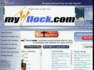 Church websites