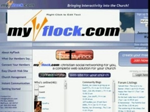 Church websites
