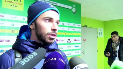 ASSE-OM : la réaction de Morgan Sanson en zone mixte