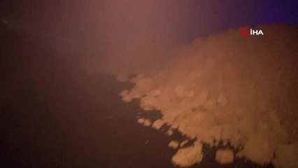 Kahramanmaraş'ta Toprak Kaydı, Dev İstinat Duvarı Çöktü