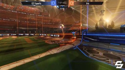 Rizzo stalks this shot like a shark to slam it in off the ceiling corner