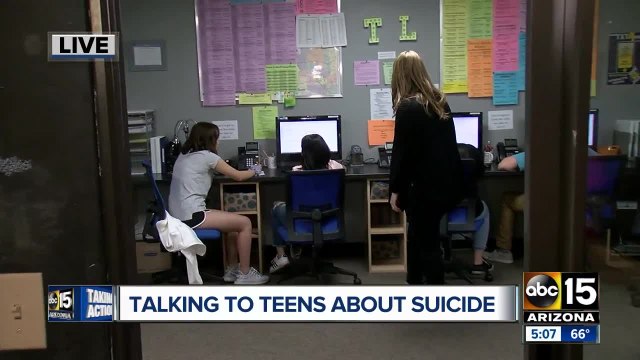 Counselors available to speak to teens in crisis