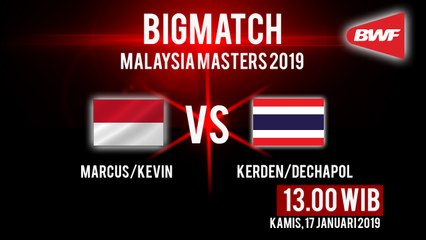 Jadwal Live Malaysia Masters 2019, The Minions Kontra Wakil Thailand untuk Lolos Perempat Final