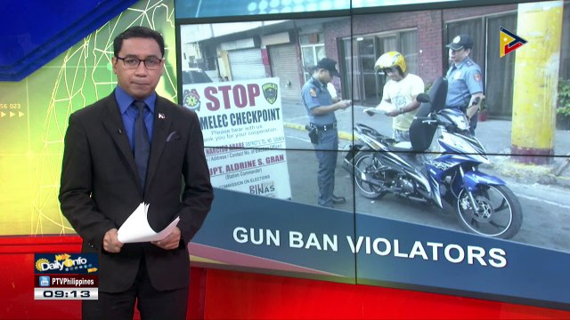Bilang ng gun ban violators, nadagdagan pa
