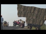 Tractors Heavy Load Driving On Difficult Roads and Mud