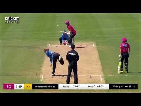 Sydney Sixers innings vs Strikers 1st innings highlights
