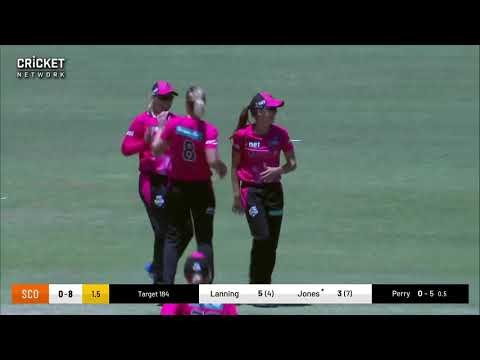 Sydney Sixers v Perth Scorchers Highlights in WBBL
