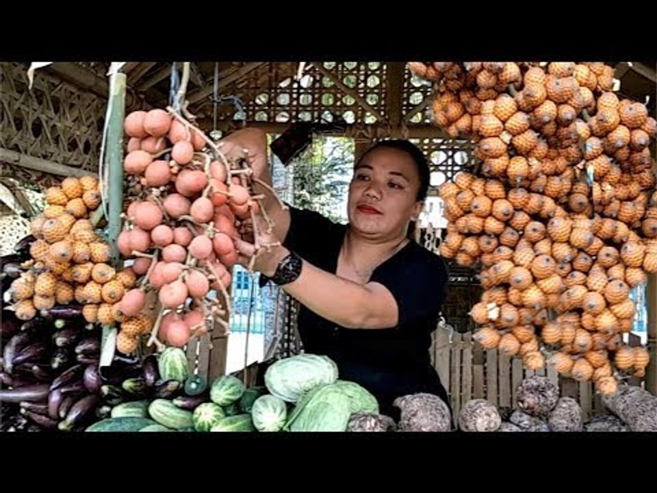 Selling Local Fruits During Town Anniversary
