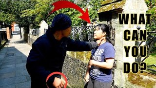 How to Survive Violent Attacks frontal choke against a wall Part 2 | Women's Self Defense