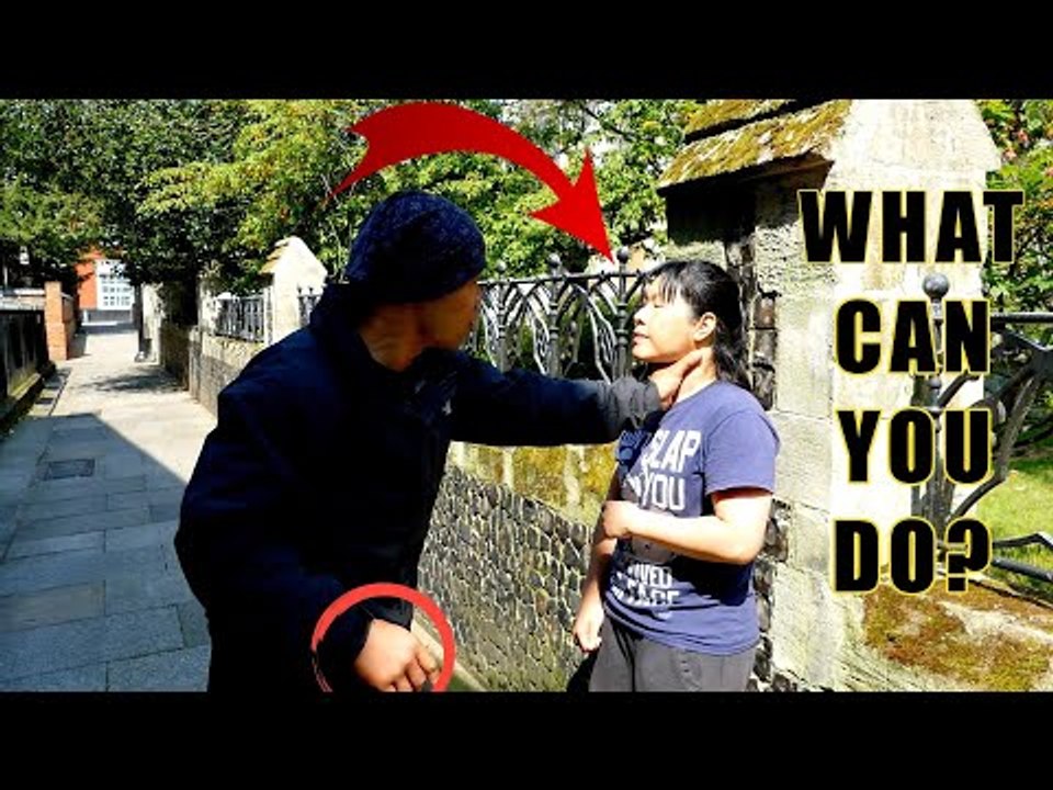 How to Survive Violent Attacks frontal choke against a wall Part 2 | Women's Self Defense