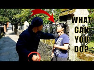 How to Survive Violent Attacks frontal choke against a wall Part 2 | Women's Self Defense