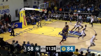Chimezie Metu flies in for the alley-oop slam