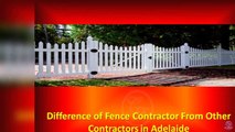 Difference of Fence Contractor From Other Contractors in Adelaide