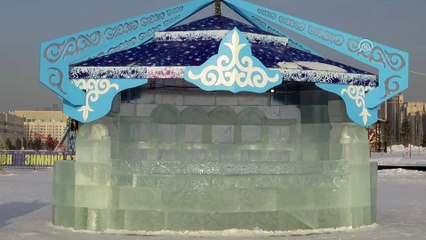 Kazakistan'da uluslararası buz heykelleri yarışması - ASTANA