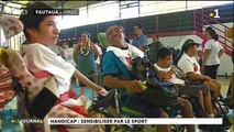 Le sport favorise les rencontres entre jeunes valides et handicapés