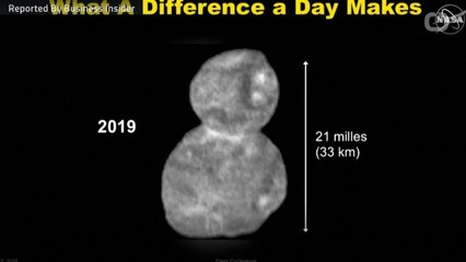 NASA Reveals Video Of Ultima Thule, A Giant Rotating Hourglass