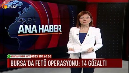 Bursa'da fetö operasyonu: 14 gözaltı